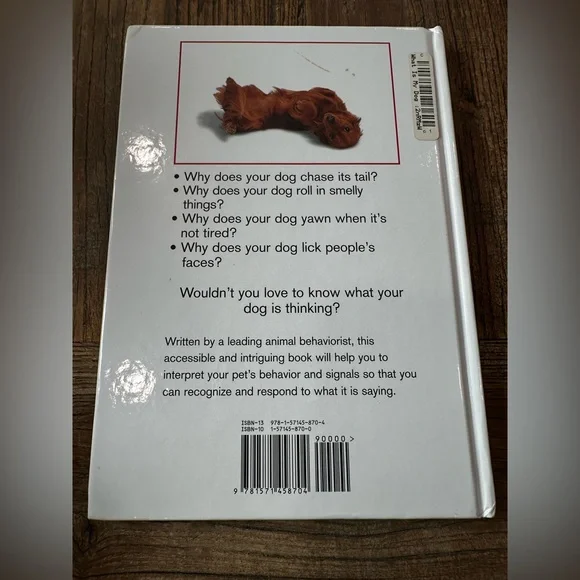 's 'What is My Dog Thinking?' Book - White Cover - Picture 2 of 2